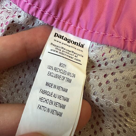PATAGONIA Barely Baggies Shorts Bubblegum Pink Surf Swim Beach - Picture 7 of 10